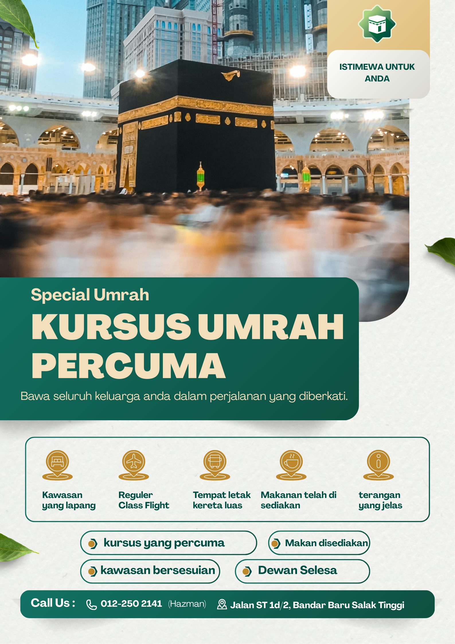 Kursus Umrah Poster
